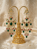 long polki chanbali green